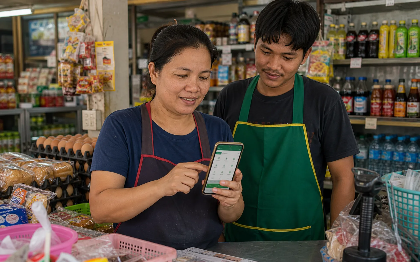 ร้านเริ่มใช้ TimPOS ด้วยโทรศัพท์มือถือเครื่องเดียว